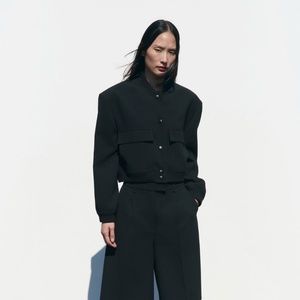 Zara Maxi Pocket Bomber, XS